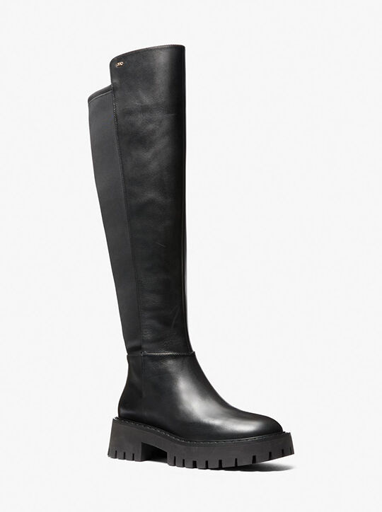 michael kors asher leather boot