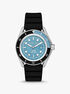 Oversized Maritime Silicone Watch michael kors oversized maritime silicone watch