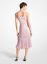 michael kors crushed satin charmeuse slip dress