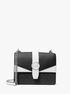 michael kors greenwich small color block signature logo crossbody bag