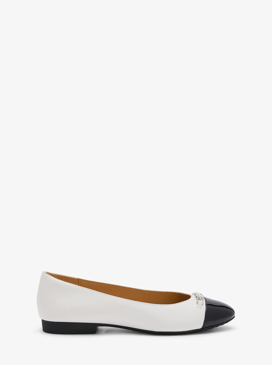 حذاء ريبيكا فليكس مسطح من الجلد michael kors حذاء ريبيكا فليكس مسطح من الجلد