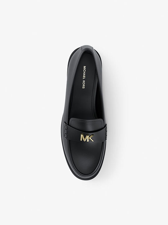 michael kors lex leather loafer