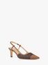 Alora Signature Logo Slingback Pump michael kors alora signature logo slingback pump