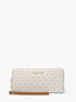 michael kors large logo continental wallet