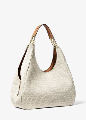 Ellie Large Signature Logo Shoulder Bag michael kors ellie large signature logo shoulder bag