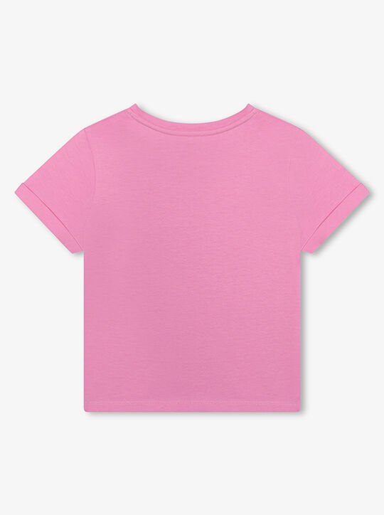 Embellished Floral Aviator Print Cotton T-Shirt michael kors embellished floral aviator print cotton t shirt