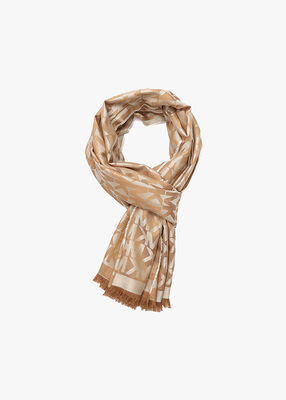 michael kors logo scarf