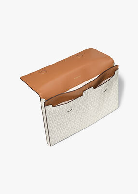 michael kors jet set signature logo laptop case