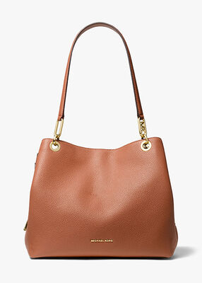 michael kors حقيبة كينسينغتون الكبيرة المصنوعة من الجلد المحبب