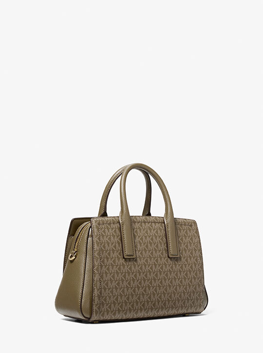 michael kors حقيبة ليلى الصغيرة بشعار الماركة