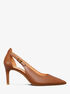 michael kors leather slingback pump