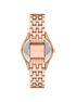 michael kors mini harlowe pav  rose gold tone watch