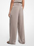 michael kors drapey satin wide leg pants