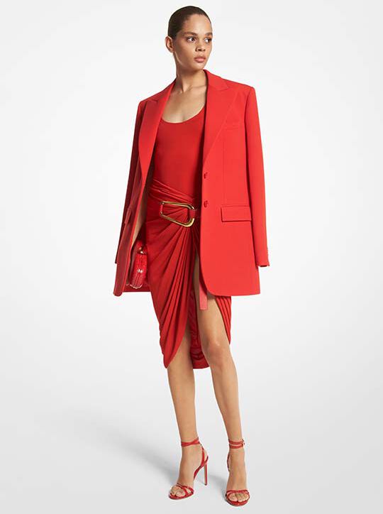 بدلة للجسم جيرسي غير لامعة michael kors بدلة للجسم جيرسي غير لامعة