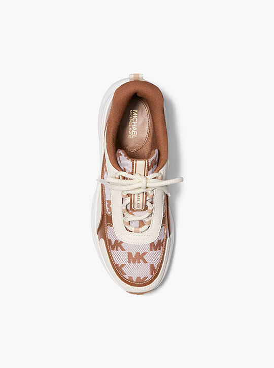 michael kors katrina mixed media trainer