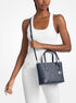 michael kors eva extra small saffiano leather convertible tote bag