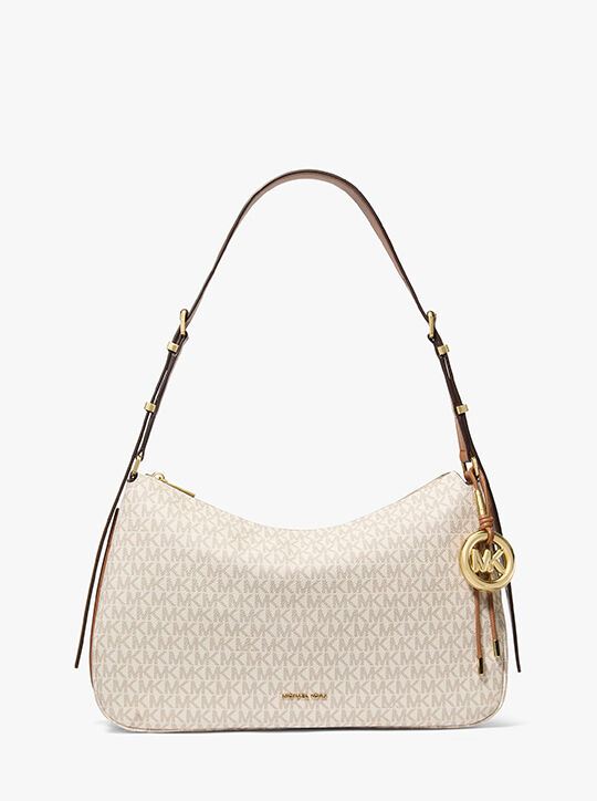 michael kors nolita medium signature logo shoulder bag