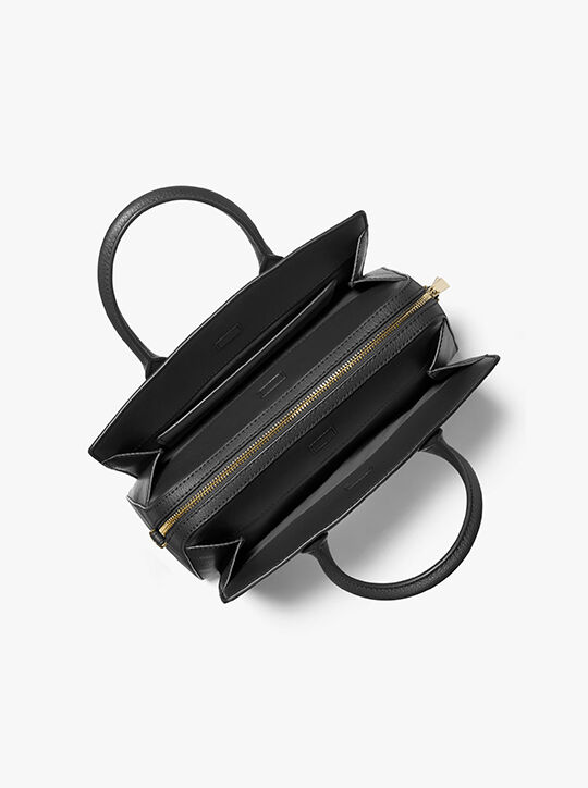 michael kors حقيبة ليلى متوسطة الحجم من الجلد