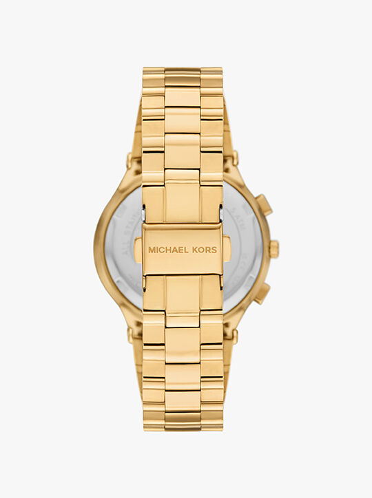 michael kors billie gold tone stainless steel watch