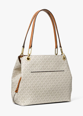 michael kors kensington large signature logo tote bag