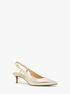 michael kors doreen flex metallic kitten pump