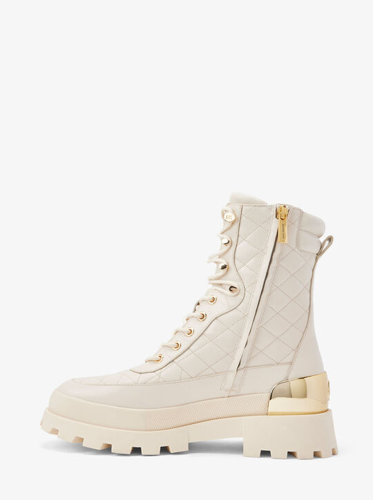 حذاء روان الجلدي المبطن برباط michael kors حذاء روان الجلدي المبطن برباط