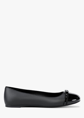michael kors mandy leather moccasin