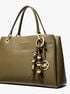 Embellished Floral Bag Charm michael kors embellished floral bag charm