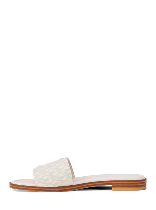 Carissa Signature Logo Slide Sandal michael kors carissa signature logo slide sandal