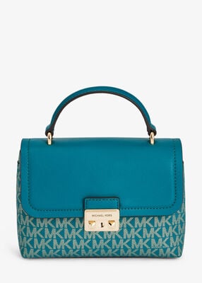 michael kors tribeca extra small signature logo convertible crossbody bag