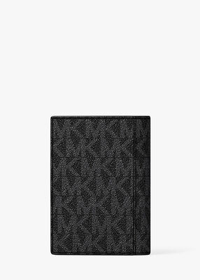 michael kors hudson signature logo folio card case