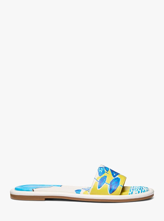 Michael Kors X Christina Zimpel Dana Slide Sandal michael kors x christina zimpel dana slide sandal