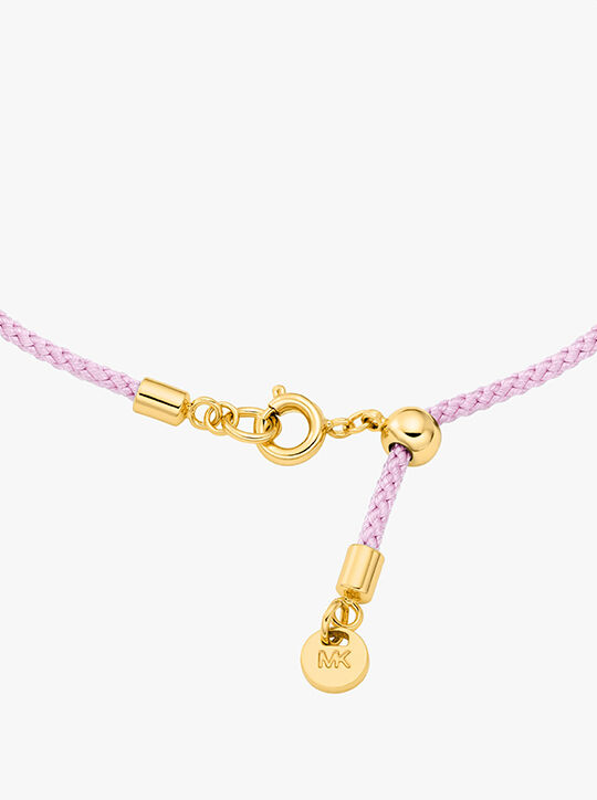 michael kors سوار مرصع بشعار الماركة ذهبي اللون