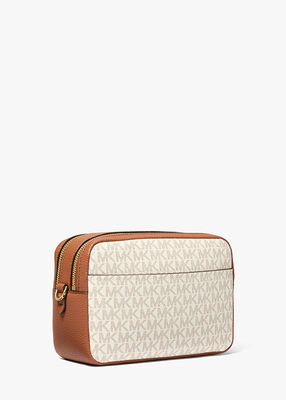 michael kors bryant medium signature logo camera crossbody bag