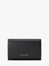 Jet Set Large Pebbled Leather Wallet michael kors jet set large pebbled leather wallet