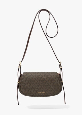 michael kors lydia small signature logo crossbody bag