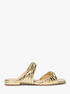 Kiana Metallic Snake Embossed Leather Sandal michael kors kiana metallic snake embossed leather sandal
