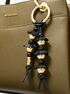 Embellished Floral Bag Charm michael kors embellished floral bag charm