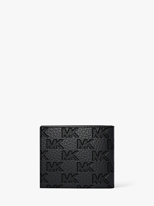 محفظة هدسون جلدية منقوشة، قابلة للطي، مع حافظة للأوراق النقدية وحافظة للمرور michael kors محفظة هدسون جلدية منقوشة، قابلة للطي، مع حافظة للأوراق النقدية وحافظة للمرور