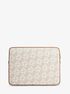 michael kors monogram print canvas laptop bag