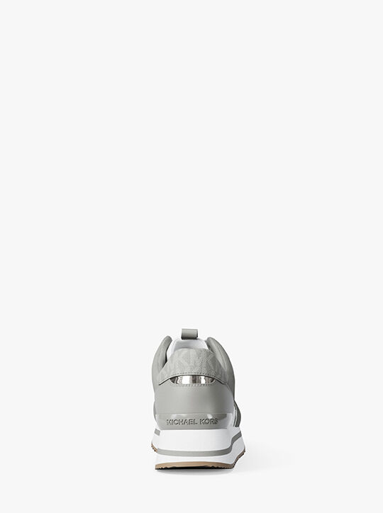 michael kors raina mixed media trainer