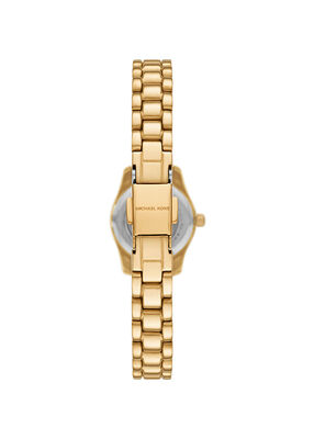michael kors petite lexington pav  gold tone watch and jewelry gift set