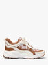 michael kors katrina mixed media trainer