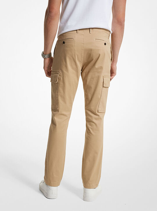 michael kors stretch organic cotton cargo pants