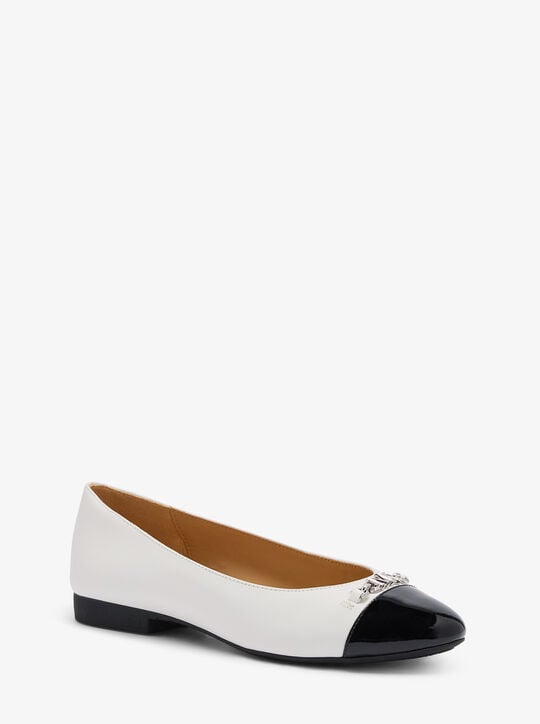 حذاء ريبيكا فليكس مسطح من الجلد michael kors حذاء ريبيكا فليكس مسطح من الجلد