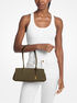 michael kors laila small suede shoulder bag