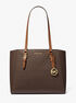 michael kors charlotte large 3 in 1 signature logo tote bag
