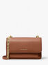 michael kors claire large pebbled leather convertible shoulder bag