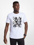michael kors graphic logo cotton t shirt
