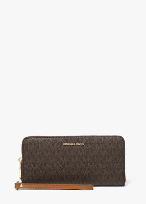 michael kors محفظة كونتيننتال بشعار الماركة